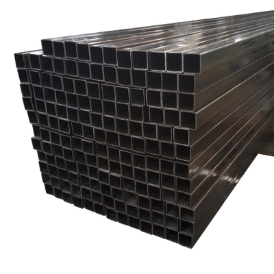 DIN 40X40の黒の長方形の鋼鉄管の20mm電流を通された正方形の管