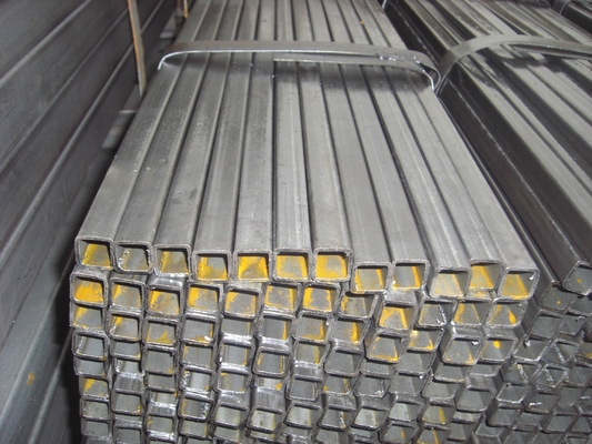 2x2 14 Rectangular Pipe ASTMゲージによって電流を通される正方形の管の長さ12m氏