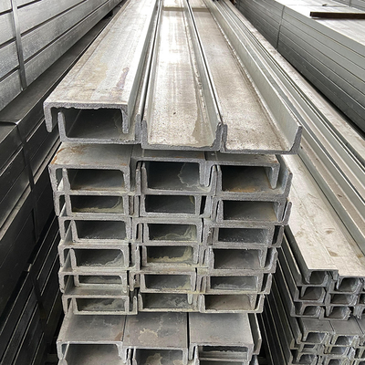 ASTM C プロファイル亜鉛メッキ鋼チャンネル U タイプ チャンネル鋼母屋
