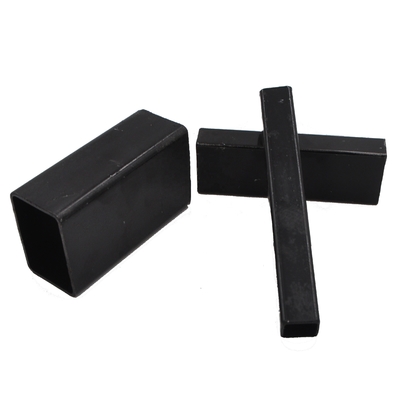 600mmの黒い2x2正方形の管は電流を通した