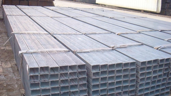 2x2 14 Rectangular Pipe ASTMゲージによって電流を通される正方形の管の長さ12m氏