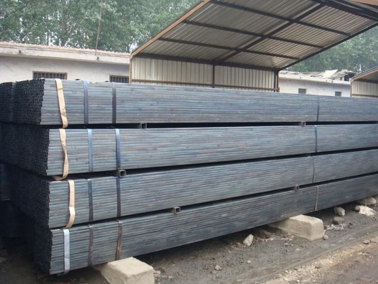 2x2 14 Rectangular Pipe ASTMゲージによって電流を通される正方形の管の長さ12m氏